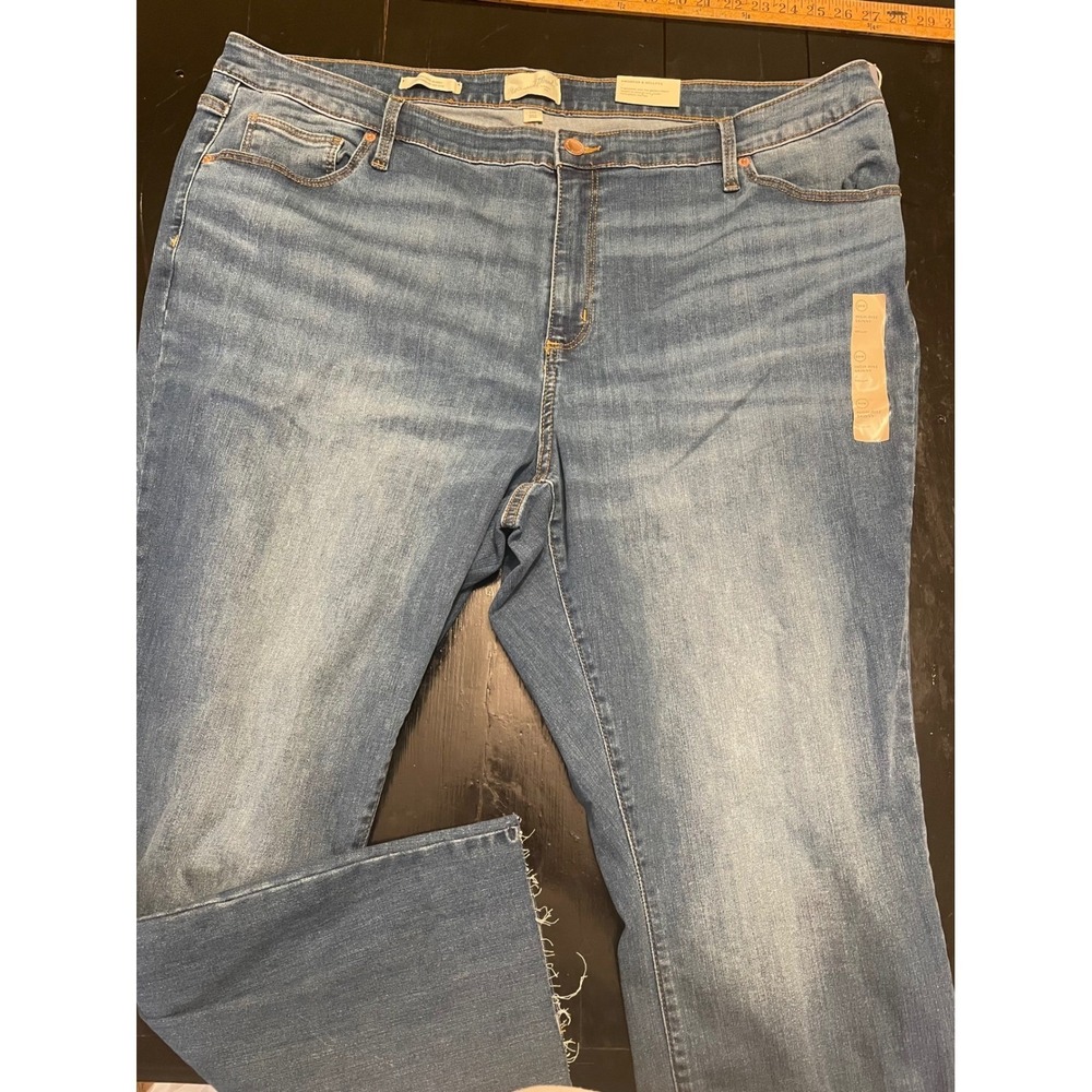 Universal Thread Womens High Rise Skinny Jeans Size 24W Blue Wash Distressed